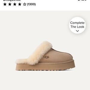 UGG Women's Cream Sheepskin Slippers